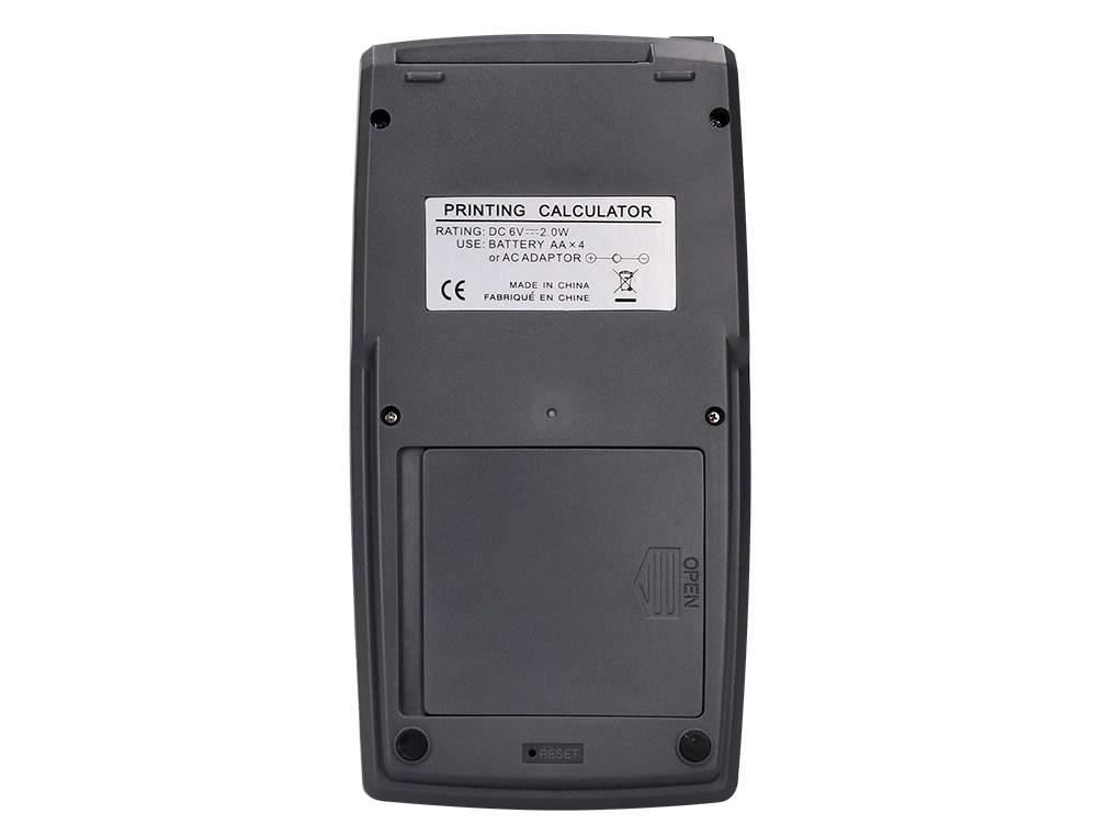 CALCULATRICE Q-CONNECT IMPRESSION ECRAN 12 CHIFFRES  ADDITION SOUSTRACTION MEMOIRE 192X98X44MM COLORIS NOIR