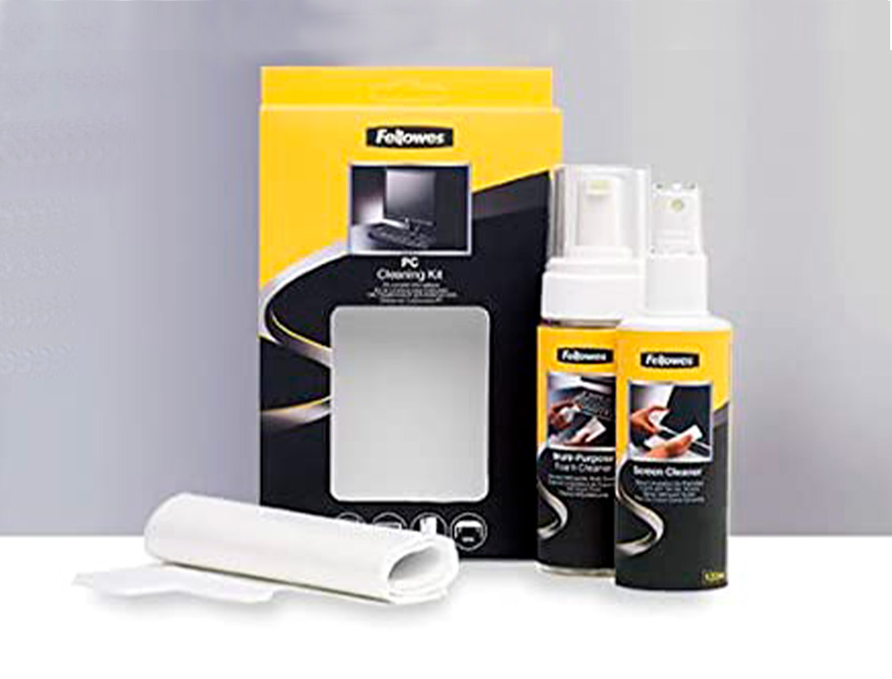 PRODUIT NETTOYANT FELLOWES ECRANS CRT/TFT/LCD PLASMA     ORDINATEURS PORTABLES         ANTISTATIQUE SPRAY 250ML