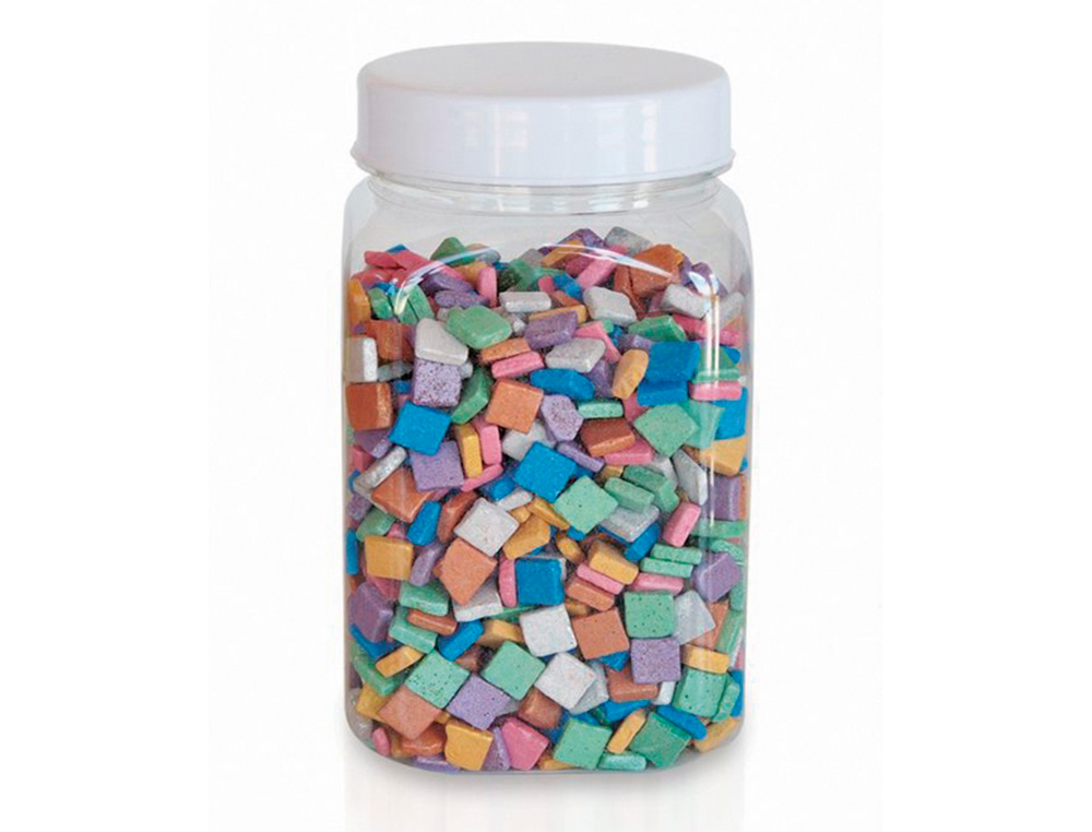 MOSAIQUE ANTIQUE NACREE CULTURE CLUB 1X1CM POT 1KG 1200 PIECES COLORIS ASSORTIS