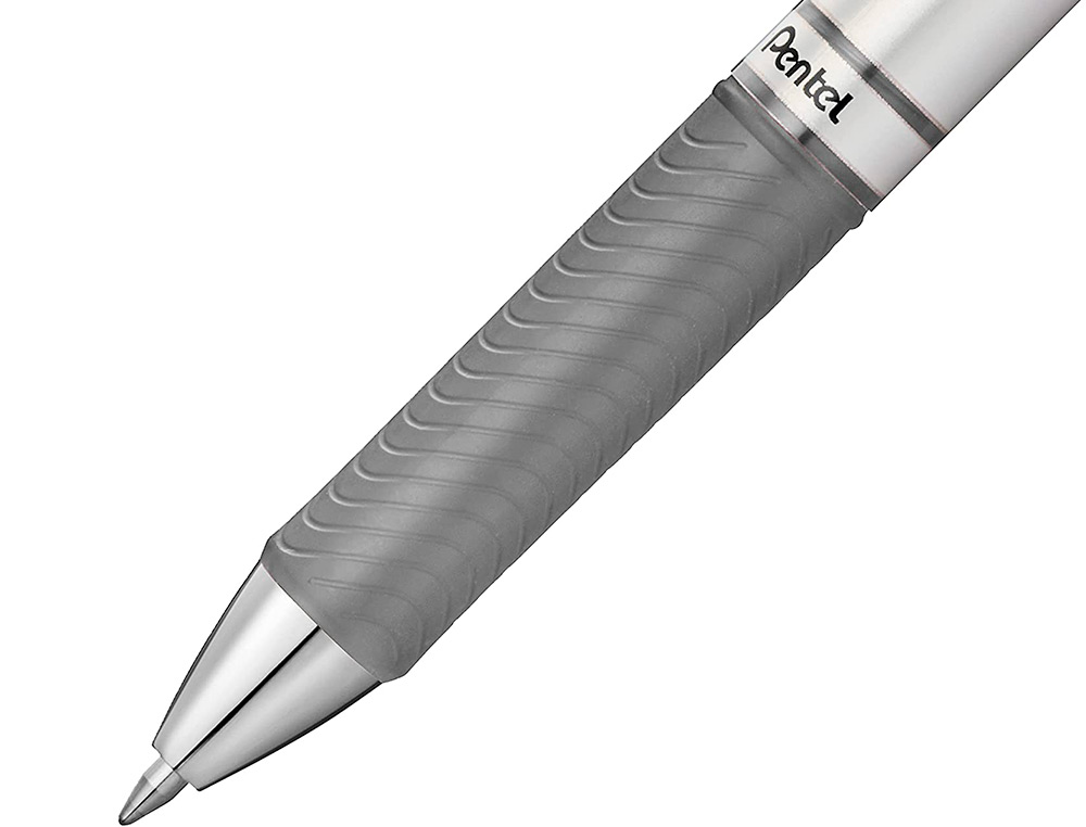 ROLLER PENTEL A ENCRE GEL ENERGEL RETRACTABLE POINTE 0.7MM COLORIS GRIS