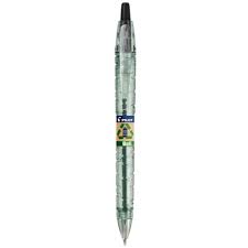 PACK PILOT BEGREEN B2P ECOBALL 10 STYLOS-BILLE POINTE MOYENNE + 10 RECHARGES NOIR