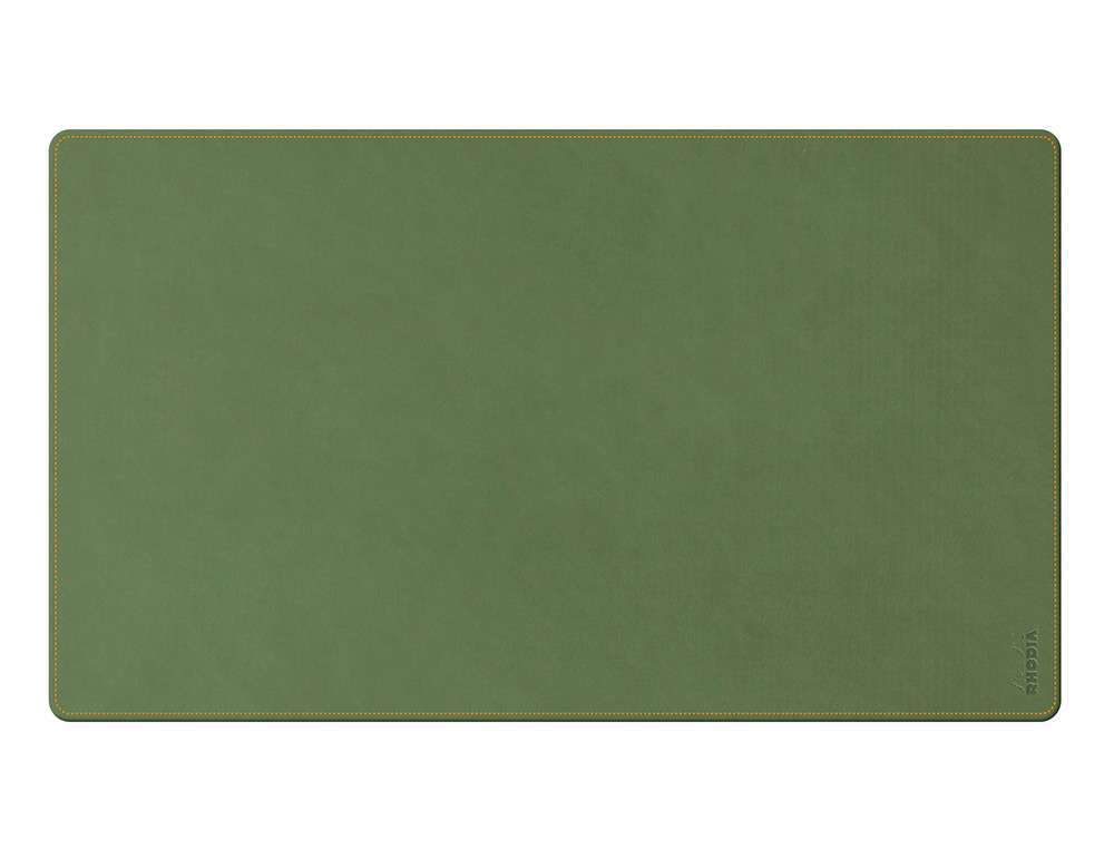 SOUS-MAIN RHODIARAMA SOUPLE SIMIL CUIR SAUGE VELOUT 60X35 CM