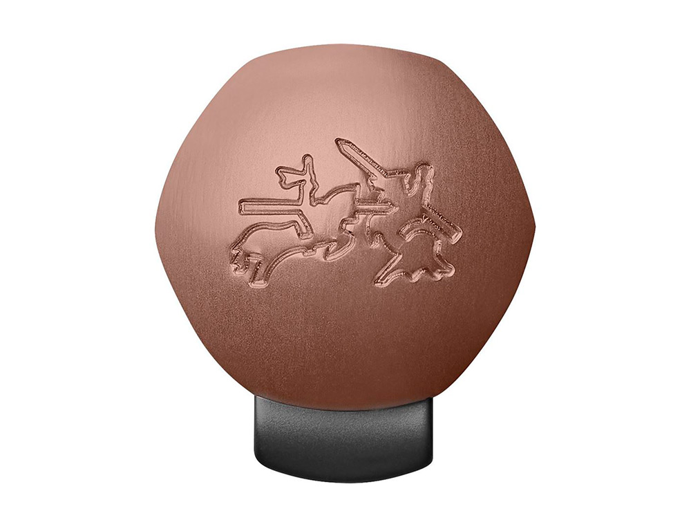 STYLO-PLUME FABER CASTELL HEXO POINTE MOYENNE EN ACIER INOXIDABLE BRONZE