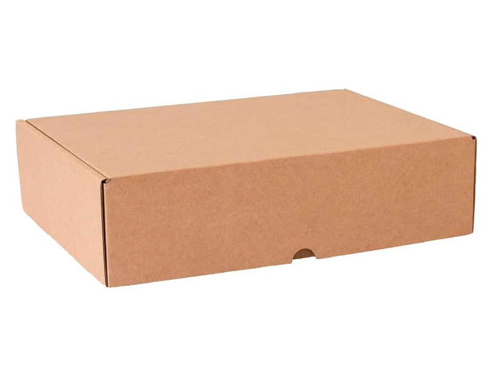 BOITE MONTAGE AUTOMATIQUE Q-CONNECT POUR E-COMMERCE ET  CADEAUX CARTON RECYCLE        CANNELURE 3MM KRAFT