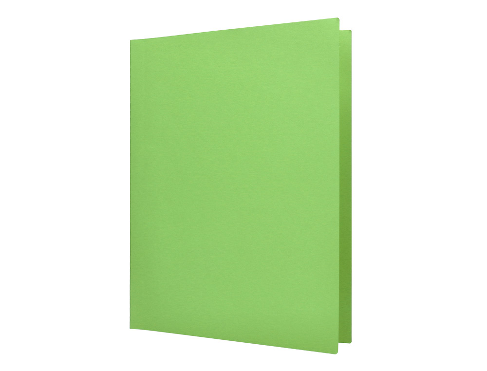 SOUS-CHEMISE LIDERPAPEL PAPIER CARTONN 180G 310X230MM DOCUMENT A4 210X297MM COLORIS PASTEL VERT INTENSE