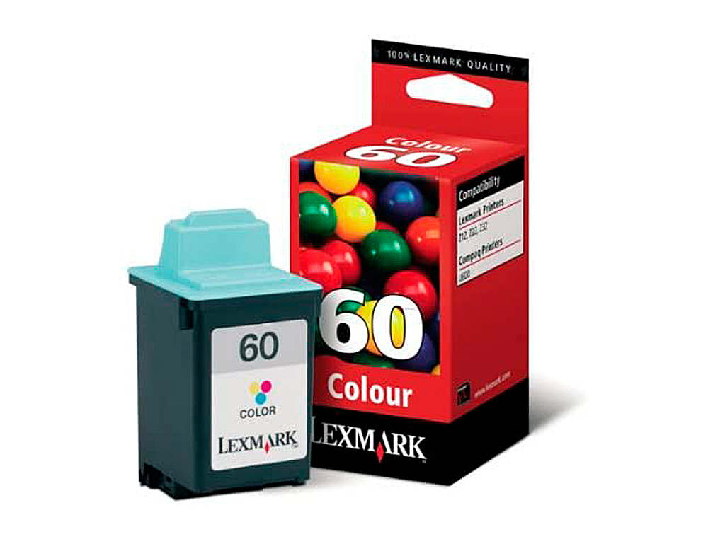 CARTOUCHE LEXMARK JET D'ENCRE 17G0060E 3 COULEURS CYAN MAGENTA JAUNE