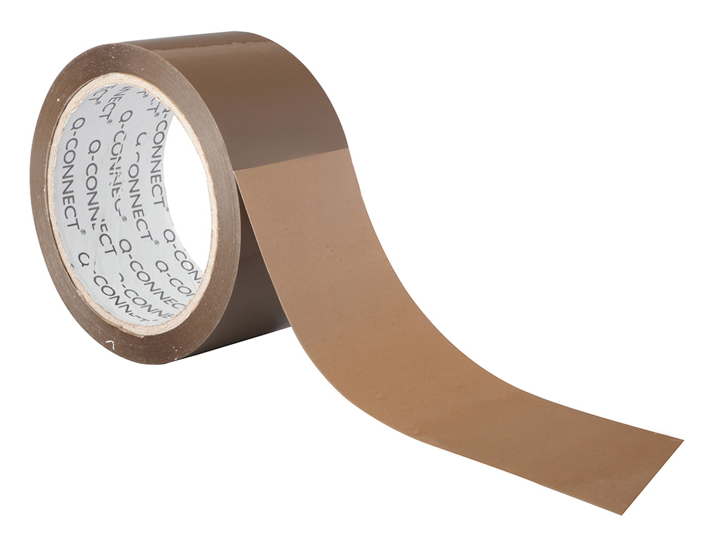 RUBAN ADHESIF Q-CONNECT ECONOMIQUE SPECIAL EMBALLAGE  HAUTE ADHERENCE 50MMX66M      COLORIS HAVANE