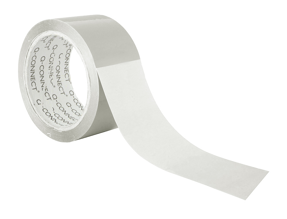 RUBAN ADHESIF Q-CONNECT POLYPROPYLENE POUR EMBALLAGE 45 MICRONS 66MX75MM COLORIS TRANSPARENT