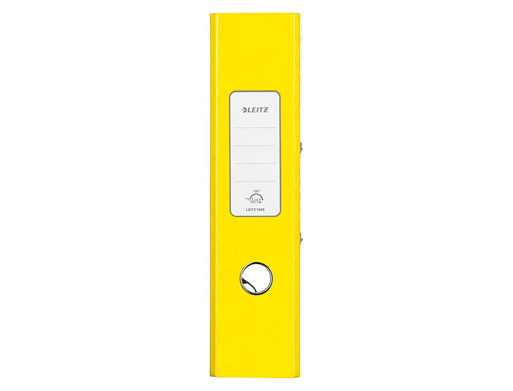 CLASSEUR LEVIER LEITZ WOW 318X285MM SURFACE PELLICULEE DOS 8CM OEILLET PREHENSION GRIFFES BLOCAGE 600F COLORIS