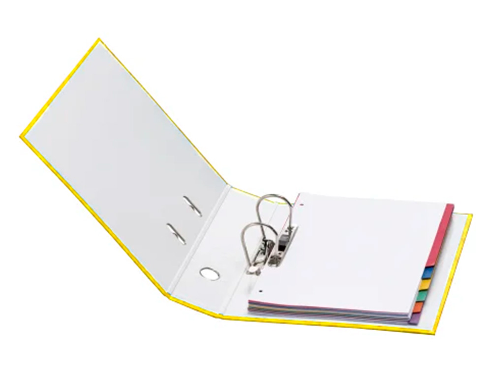 CLASSEUR LEVIER LEITZ WOW 318X285MM SURFACE PELLICULEE DOS 8CM OEILLET PREHENSION GRIFFES BLOCAGE 600F COLORIS