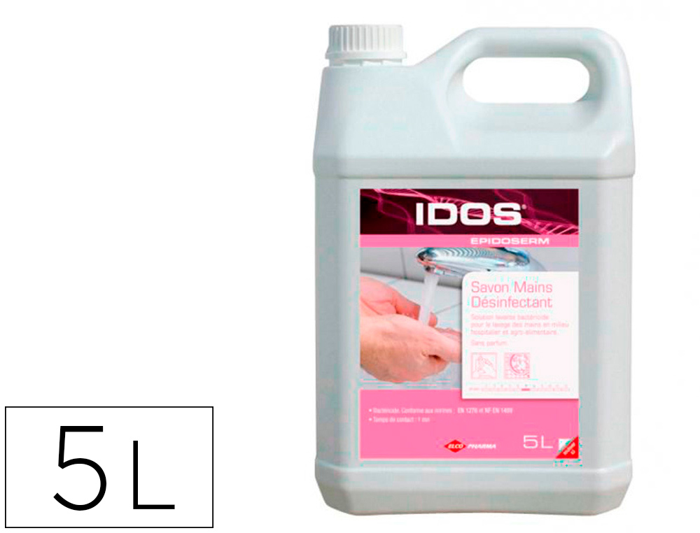 SAVON MAINS BACTERICIDE COLDIS MILIEU HOSPITALIER     AGRO-ALIMENTAIRE ACTIF SUR    VIRUS H1N1 BIDON 5 L