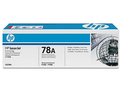TONER LASER HP 78A CE278A POUR LASERJET PRO P1566/1606DN COULEUR NOIR 2100P