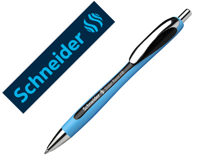STYLO-BILLE SCHNEIDER SLIDER RAVE INDLBILE TRAIT EXTRA   LARGE RECHARGE SLIDER XB CORPS CAOUTCHOUC CLIP COULEUR
