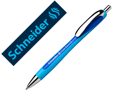 STYLO-BILLE SCHNEIDER SLIDER RAVE INDLBILE TRAIT EXTRA   LARGE RECHARGE SLIDER XB CORPS CAOUTCHOUC CLIP COULEUR