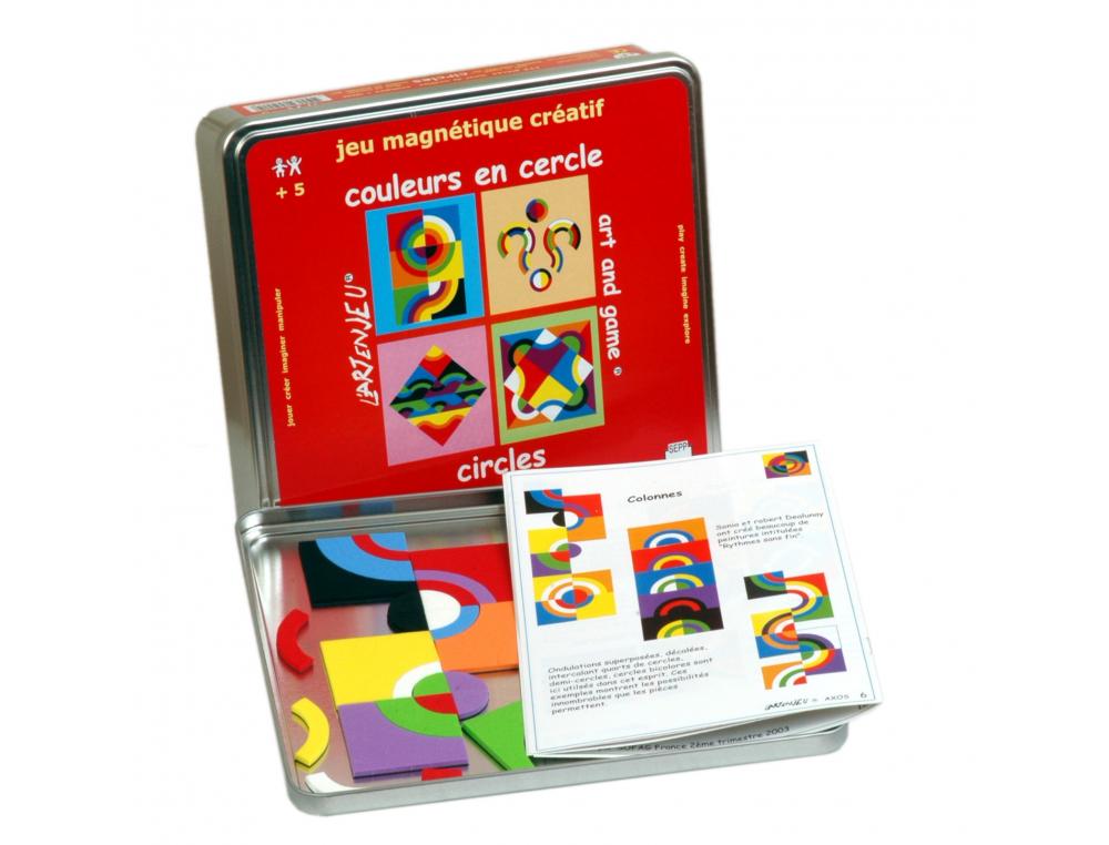COULEURS EN CERCLE SEPP POUR CR ER DES COMPOSITIONS 120    PIECES DE 8 COLORIS 1 LIVRET  DE MODELES