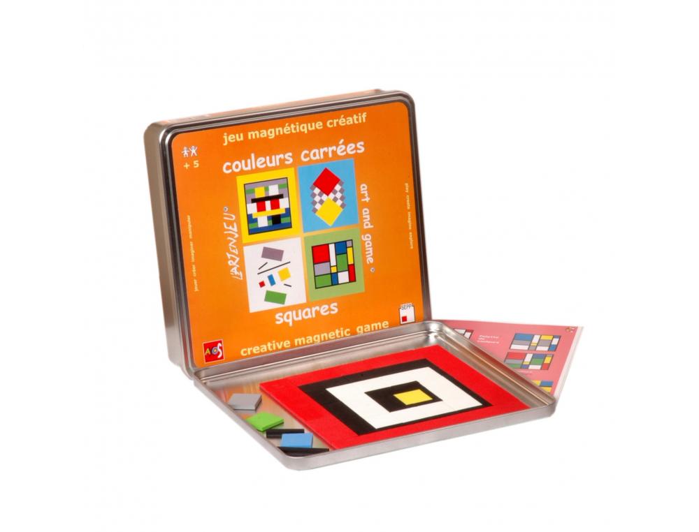 COULEURS CARREES SEPP POUR CREER DES FORMES ABSTRAITES   218 PIECES DE 7 COLORIS 1     LIVRET DE MODELES