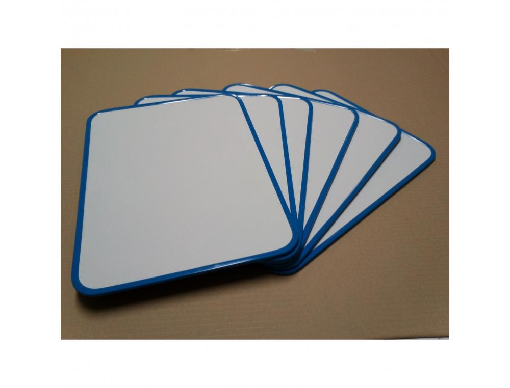 LOT DE 6 TABLEAUX MAGNETIQUES SEPP 1 FACE BLANCHE FEUTRES   EFFACABLES A SEC