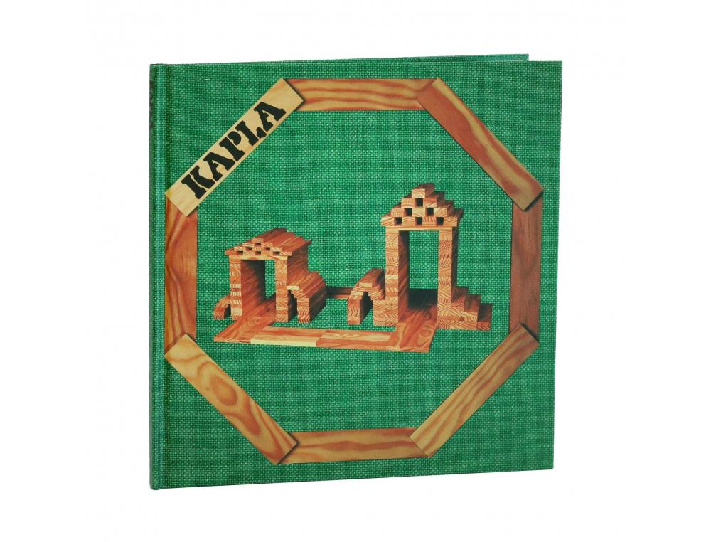 LIVRE KAPLA TOME 3 ARCHITECTURES FACILES POUR    ENFANT DE 3 ANS COLORIS VERT
