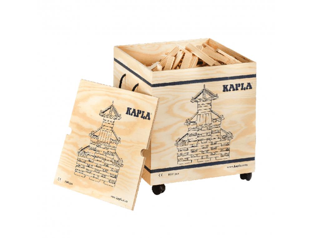 PLANCHETTES BOIS NATURE KAPLA JEU DE CONSTRUCTION PACK DE   1000 PIECES