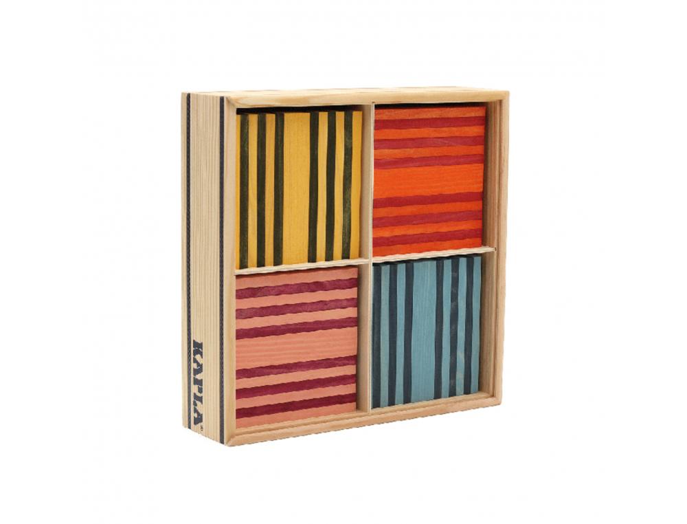COFFRET OCTOCOLOR KAPLA 8 TEINTES DE PLANCHETTES POUR   CONSTRUCTION 100 PIECES