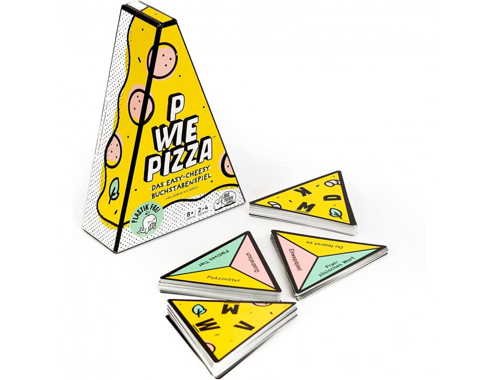 FRANCAIS JOUER AVEC LES LETTRES BIG POTATO GAMES P    COMME PIZZA 120 CARTES 1      STICKER 2 A 4 JOUEURS