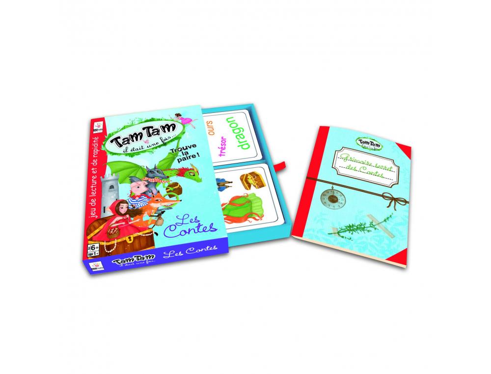 APPRENDRE A LIRE ET A ECRIRE AB LUDIS TAM TAM LES CONTES   TROUVER LA PAIRE ENTRE 2      CARTES 62 CARTES 6 REGLES DE