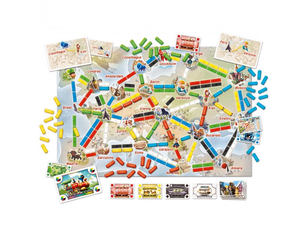 JEU DE SOCIETE MON PREMIER VOYAGE SUR LE RAIL  DAYS OF   WONDER