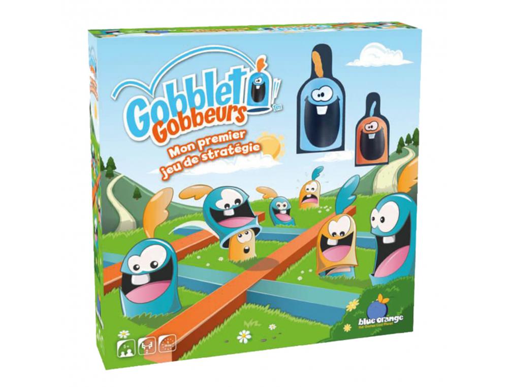 JEU DE STRATEGIE GOBBLET GOBBLERS BOIS BLUE ORANGE