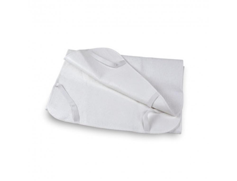 DRAP ALESE LAP 50% COTON DOUBLE PVC IMPERMEABLE        FIXATION 4 ELASTIQUES LAVABLE A 60 C 130CM