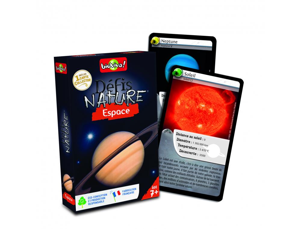JEU INTERDACTA DEFIS NATURE ESPACE 37 CARTES + 1 LIVRET   PEDAGOGIQUE